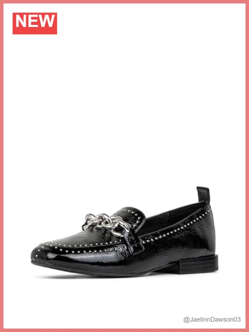 Donald J Pliner Womens Beyer Loafer crinkle patent leather